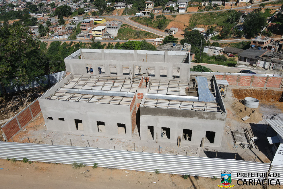 Trabalhos continuam para a construção da nova UBS de Retiro Saudoso