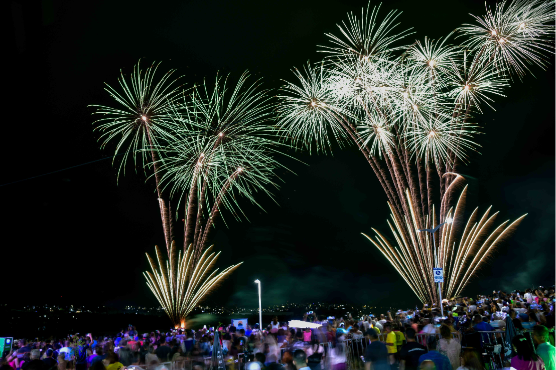 Aniversário da Nova Orla: show pirotécnico será realizado com fogos de artifício com redução de ruído
