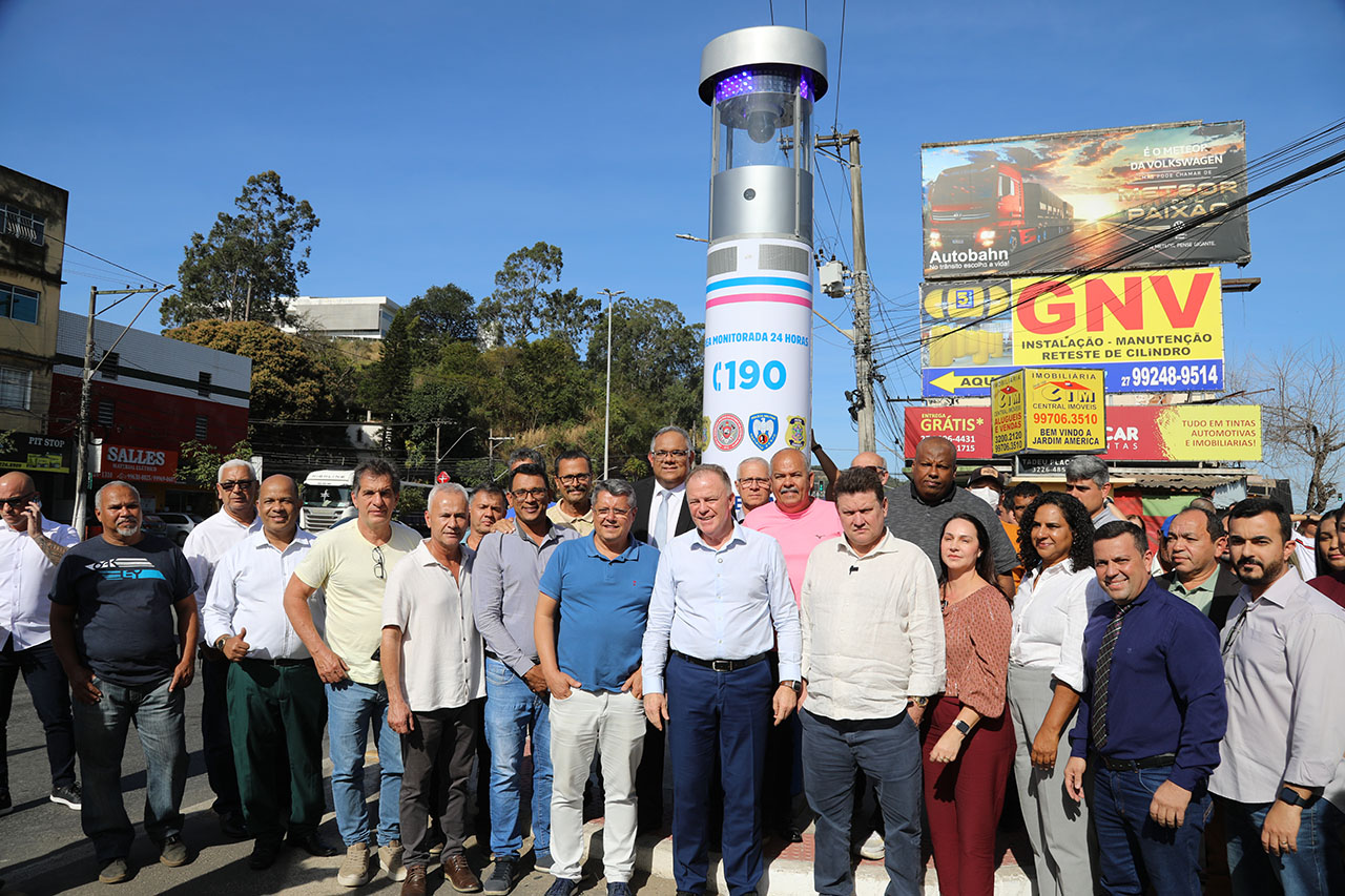 Totem de segurança pública com câmeras e tecnologia de inteligência artificial é inaugurado em Jardim América
