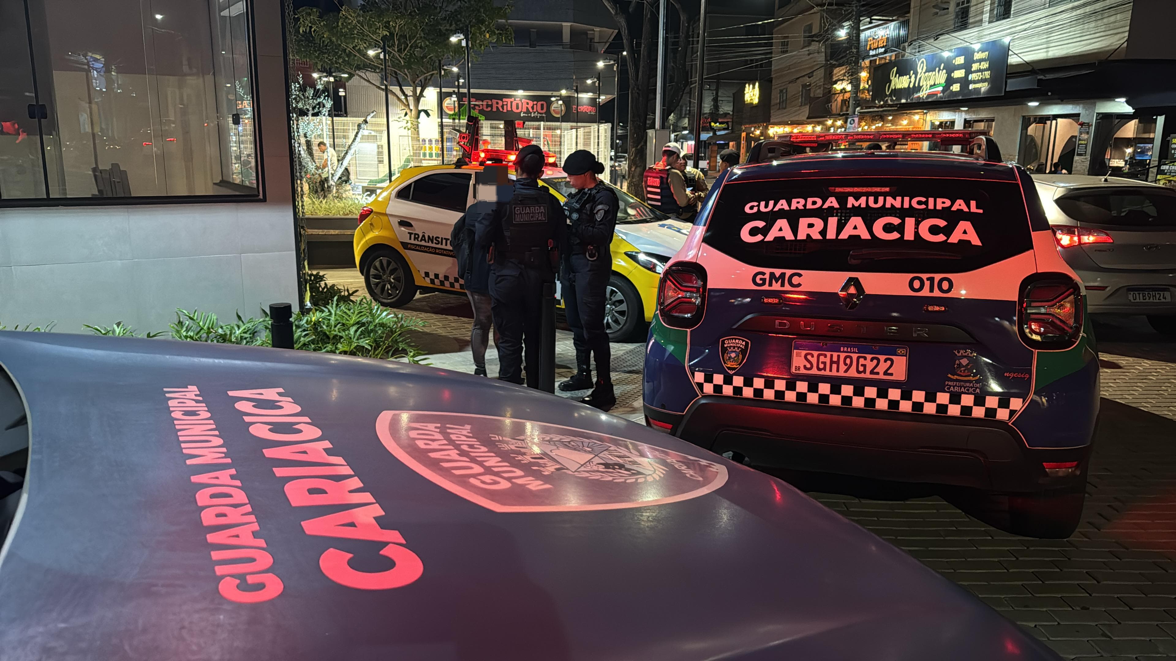 Guarda de Cariacica age rápido, salva mulher de agressões e prende homem por violência doméstica 