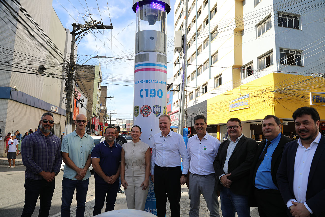 Primeiros Totens de Segurança com inteligência artificial do Estado já estão em funcionamento em Cariacica