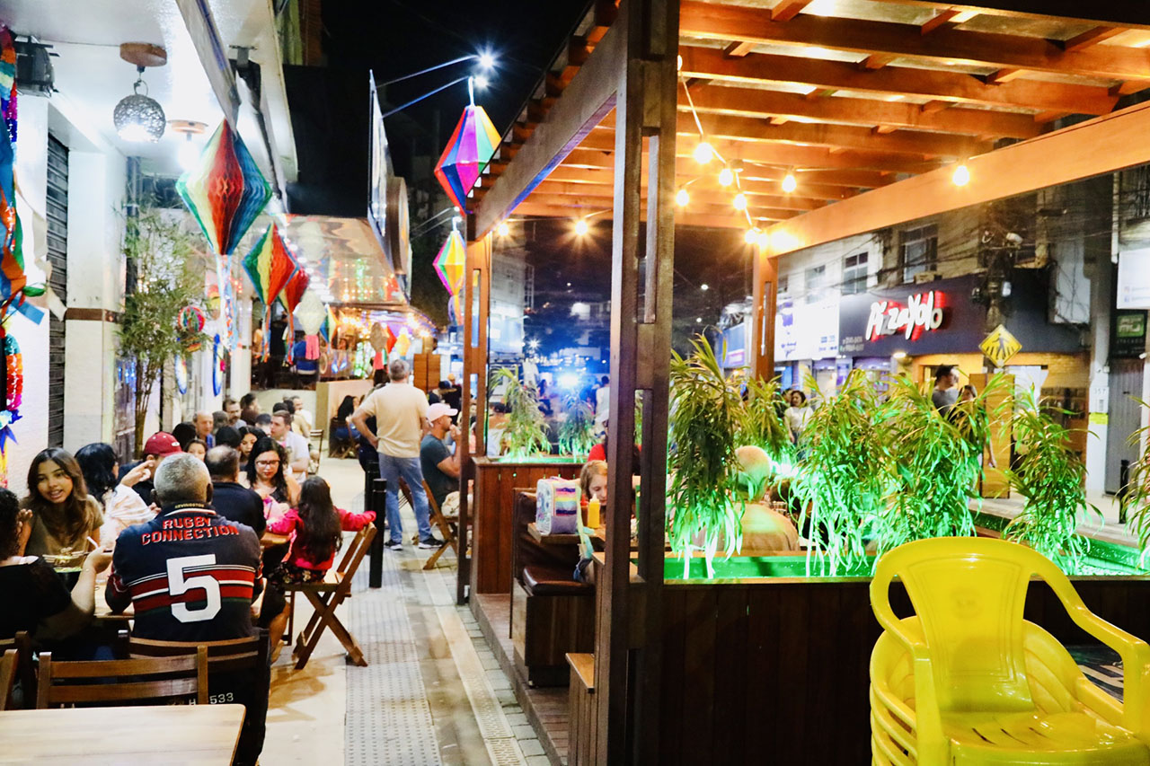 Polo Gastronômico completa um mês com aumento de 10% nas vendas e aprovação dos comerciantes