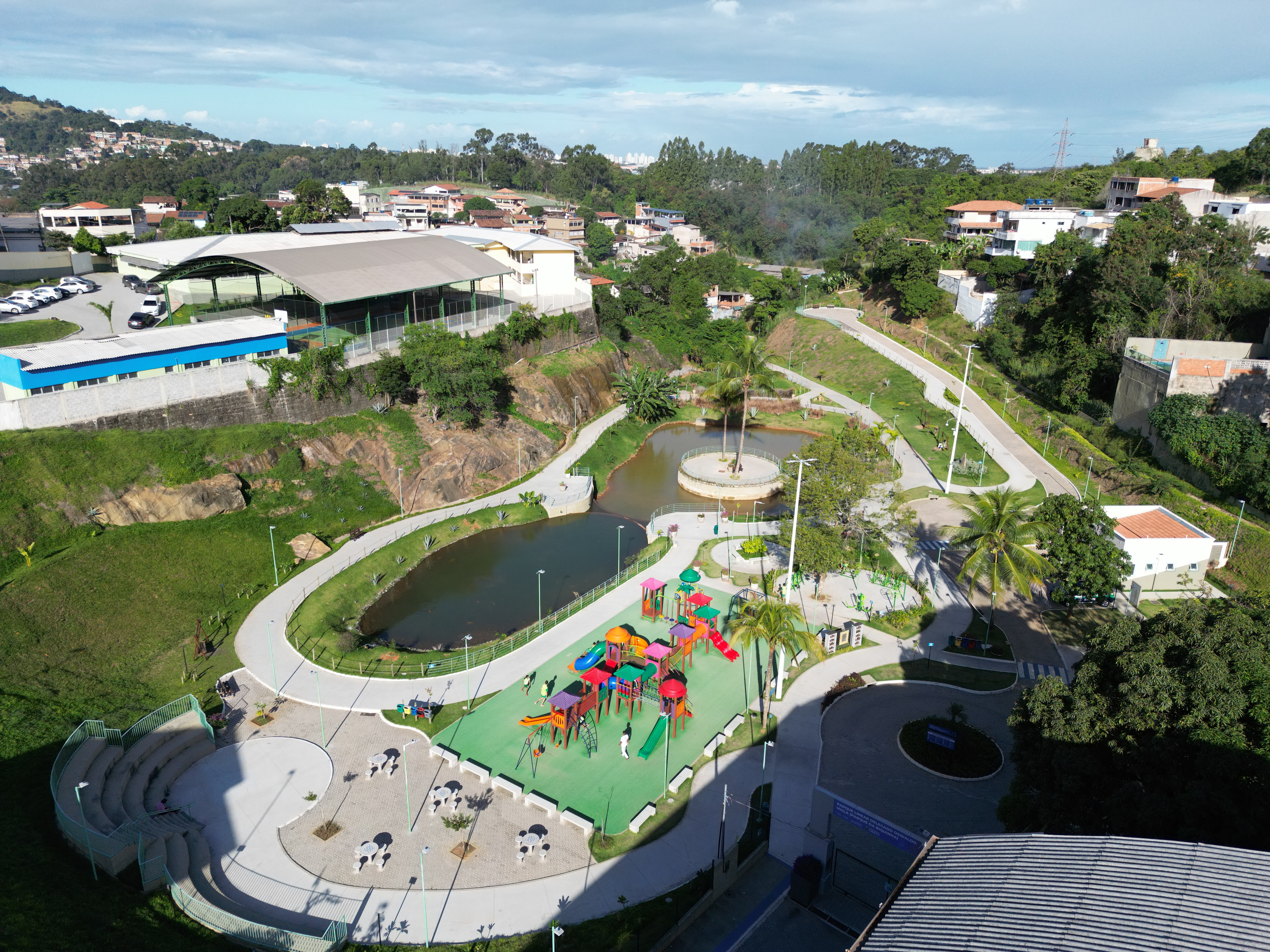 Parques municipais são opções de lazer durante as férias escolares