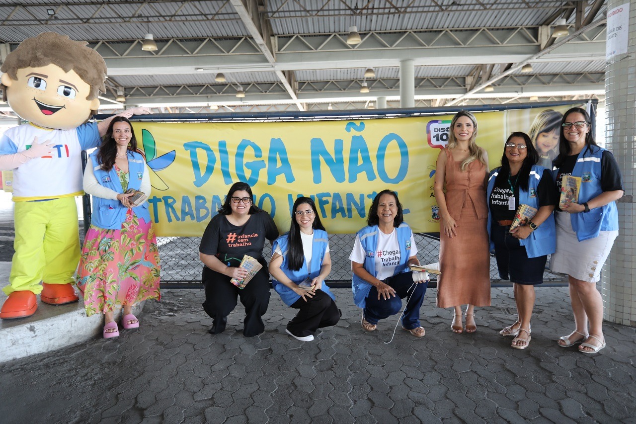 Prefeitura realiza ação contra trabalho infantil em terminais rodoviários do município
