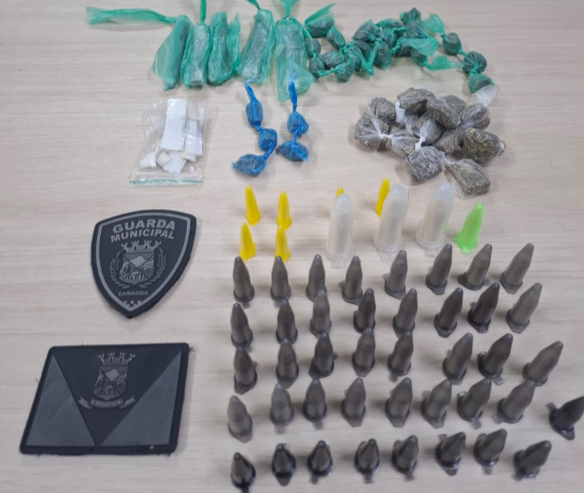 Guarda Municipal apreende drogas durante patrulhamento no bairro São Francisco 