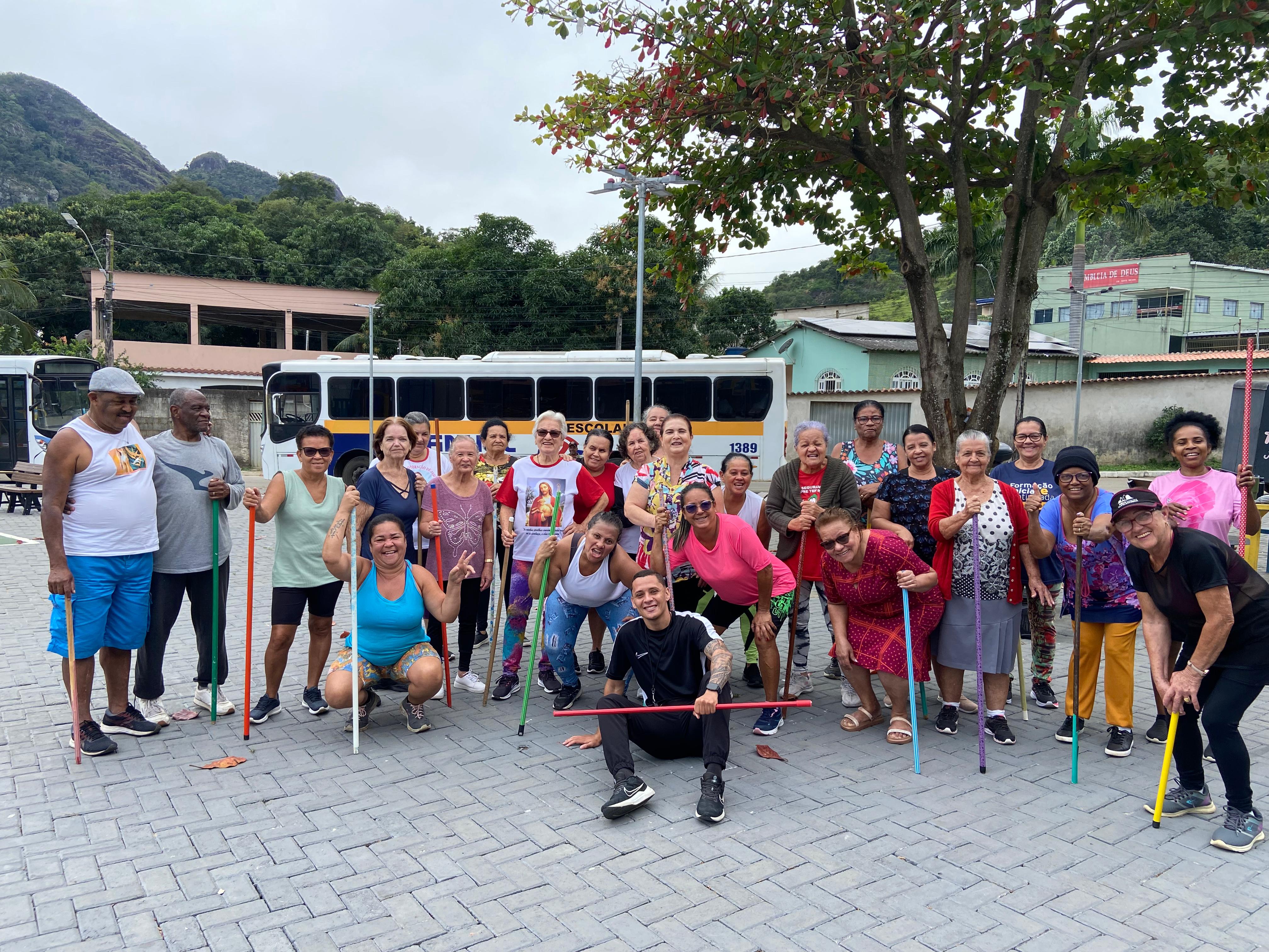 Unidade de Saúde de Novo Brasil promove qualidade de vida durante prática de exercícios físicos