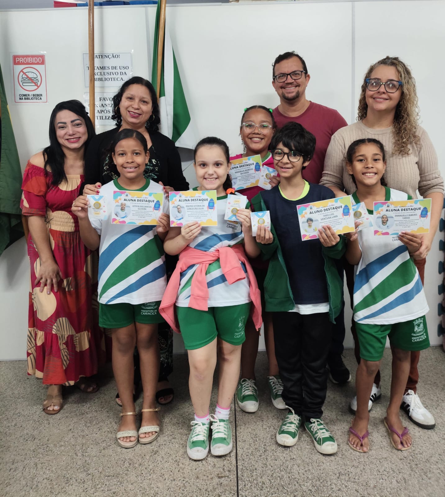 Aluno Destaque: projeto promove o reconhecimento de estudantes em escola de Nova Rosa da Penha