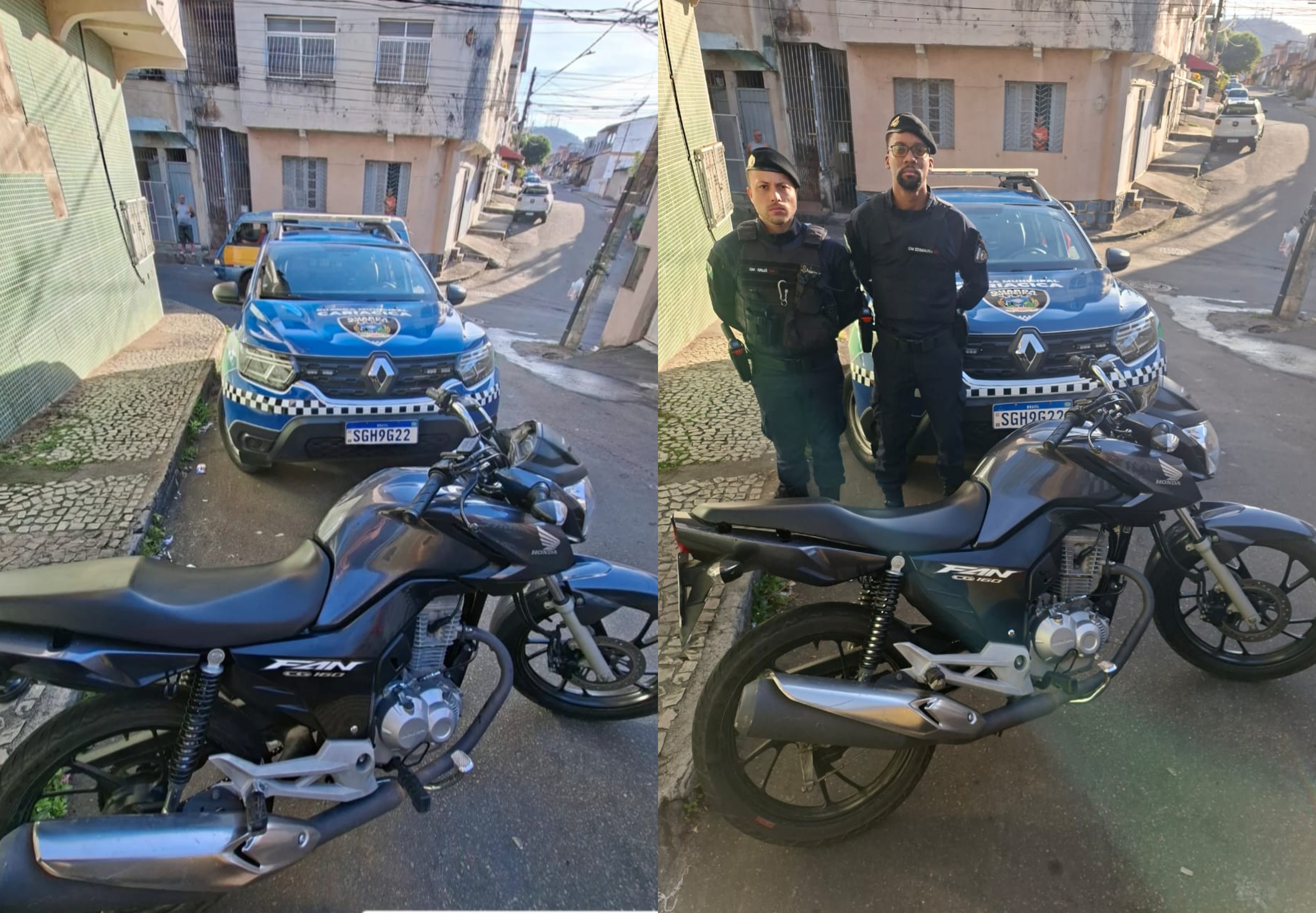 Guarda Municipal identifica e apreende motocicleta adulterada em Itaquari
