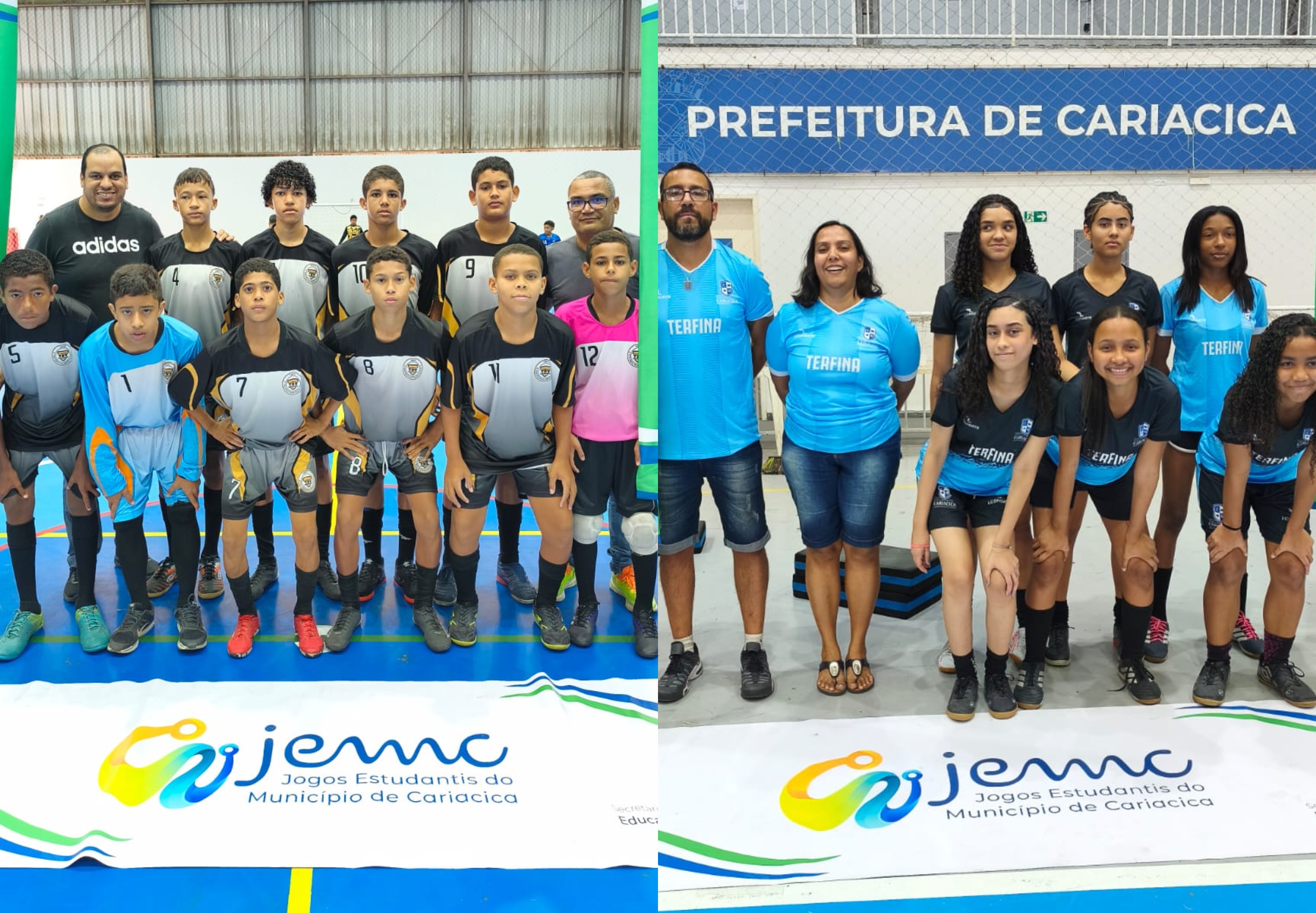 Equipes se preparam para final do futsal nos Jogos Estudantis de Cariacica 