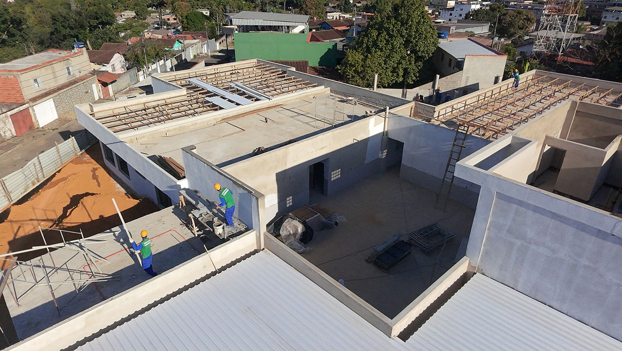 Obras no Cmei Prolar alcançam 60% de conclusão 