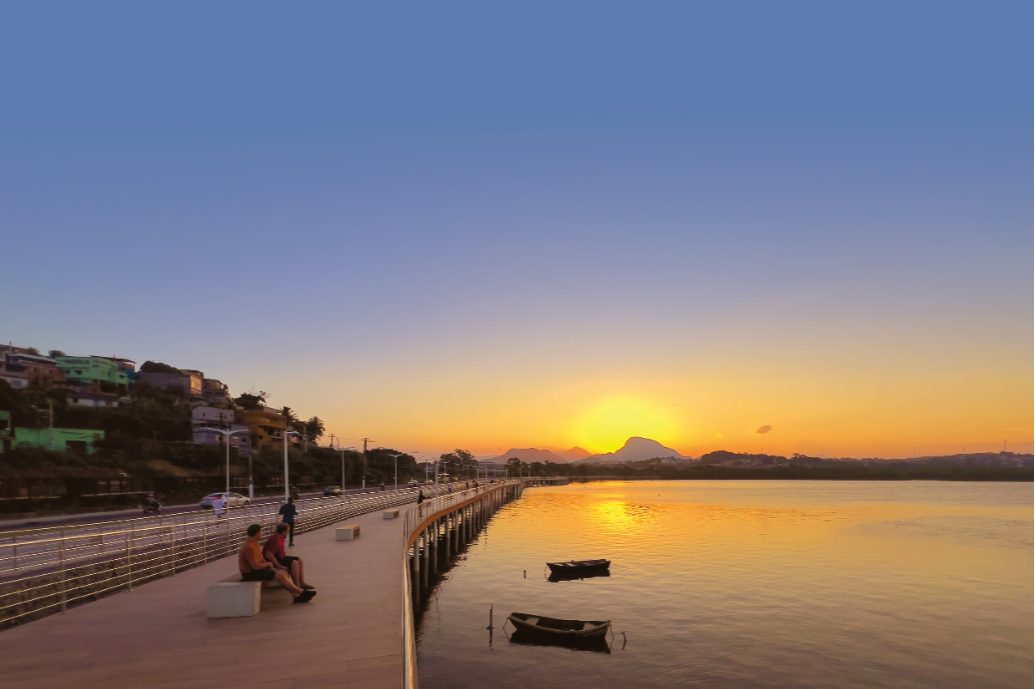 Oito Maravilhas de Cariacica: Nova Orla atividade física e diversão 