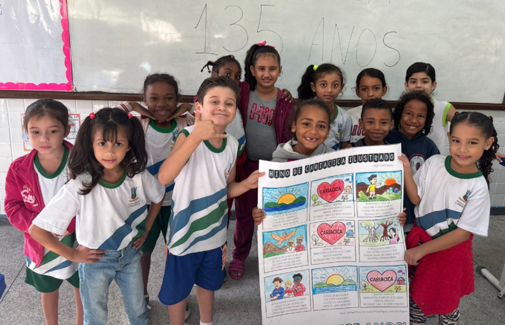 135 anos de Cariacica: alunos aprendem hino da cidade de forma lúdica e interativa
