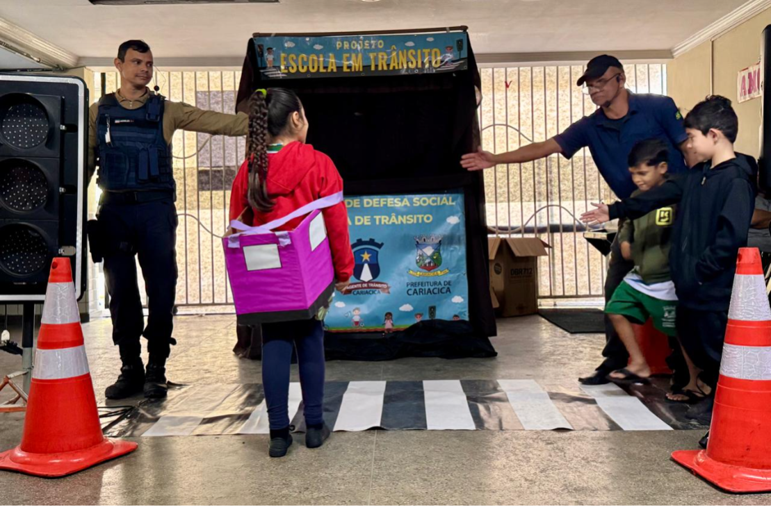 Escola Antário Alexandre Theodoro Filho recebe projeto Escola em Trânsito