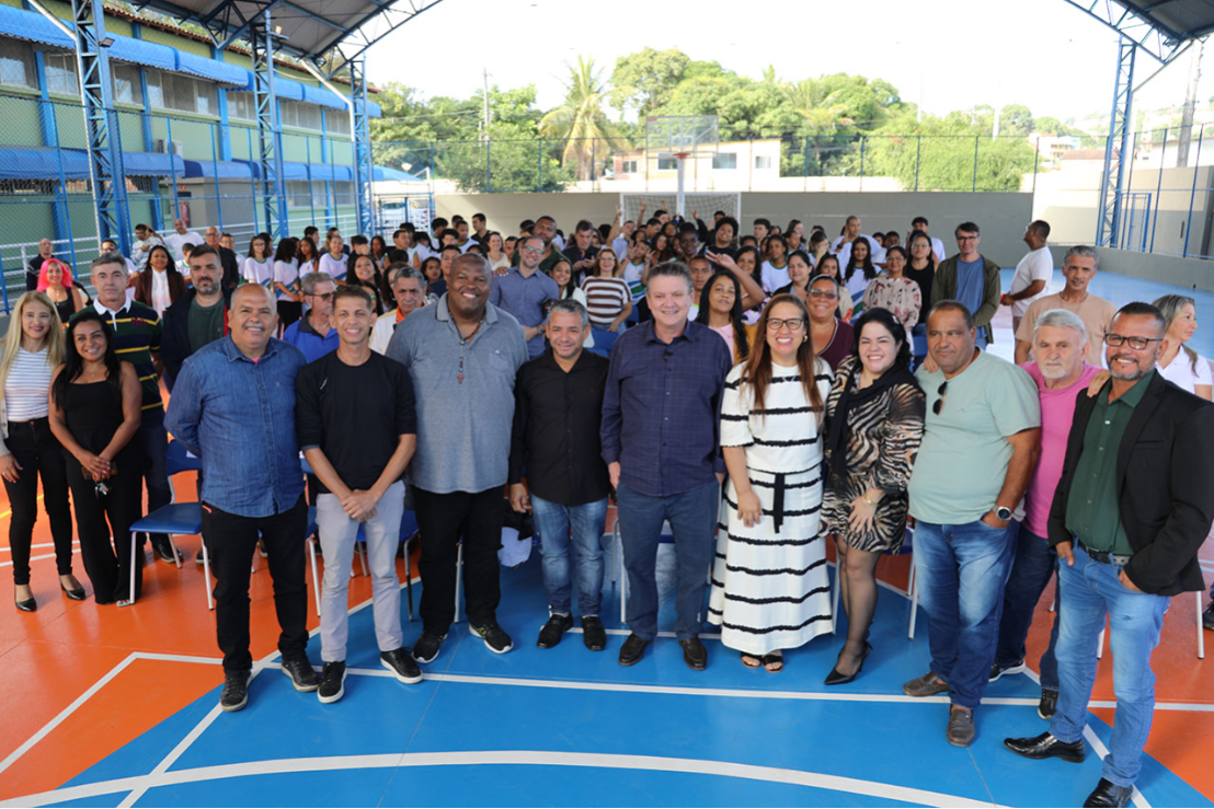 Escola de Tempo Integral Manoel Paschoal de Oliveira é reinaugurada em Nova Canaã