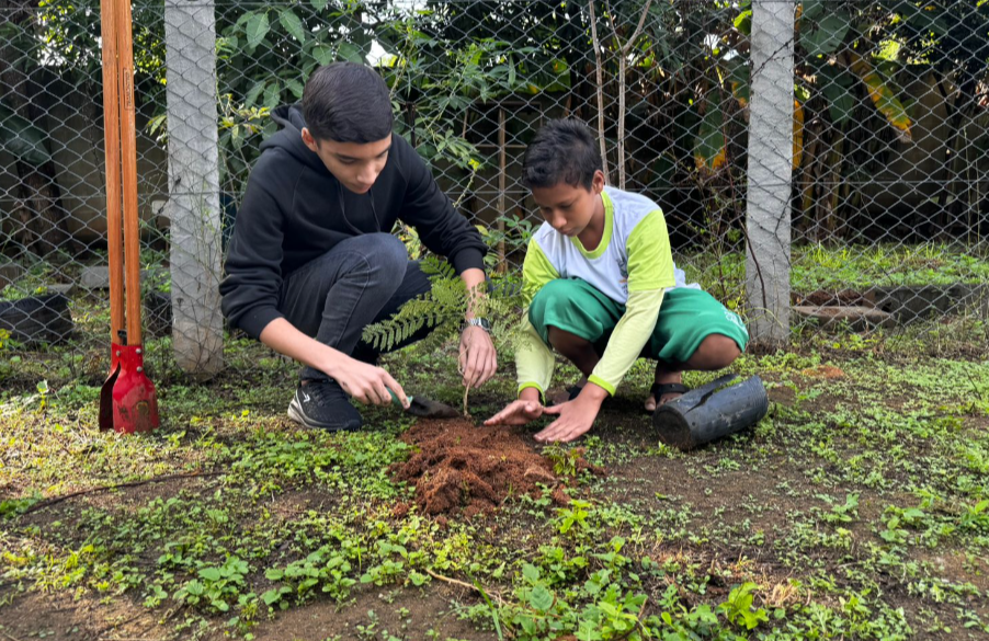 Cariacica celebra Dia Nacional da Mata Atlântica com plantio de mudas nativas em escola