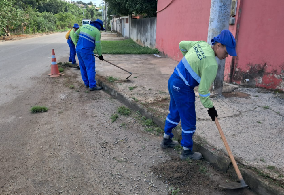 Equipes de Serviços levam manutenção e limpeza para diferentes pontos do município 