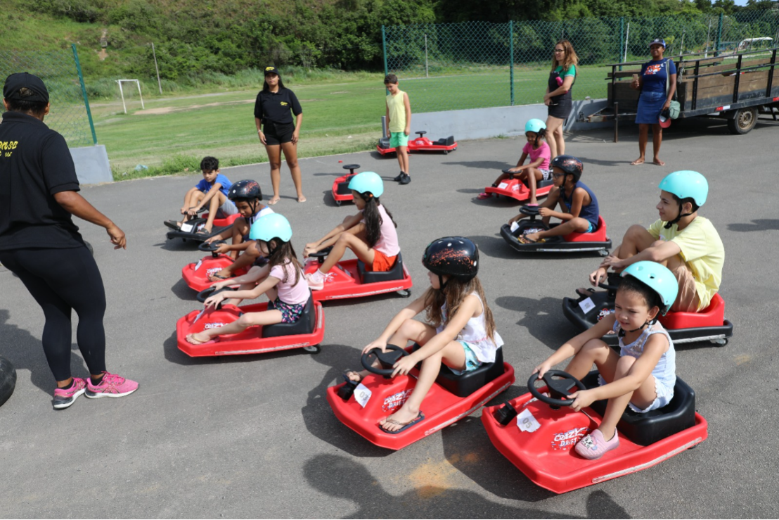 Inscritos para corridas de Dryft Kart têm novas datas e horários disponíveis para brincarem de graça 