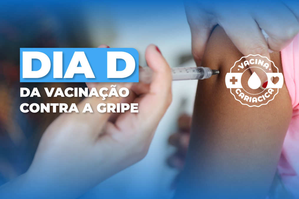 Dia D de vacinação contra a gripe é neste sábado (10)