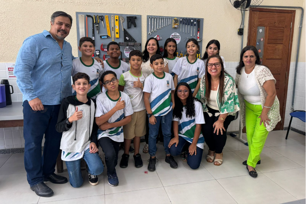 Inovação na educação: escola de Cariacica recebe laboratório maker para modernizar ensino