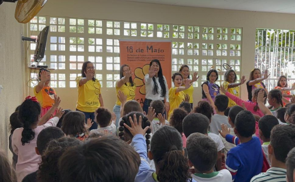 Ação promove conscientização sobre Combate ao Abuso e à Exploração Sexual contra Crianças e Adolescentes