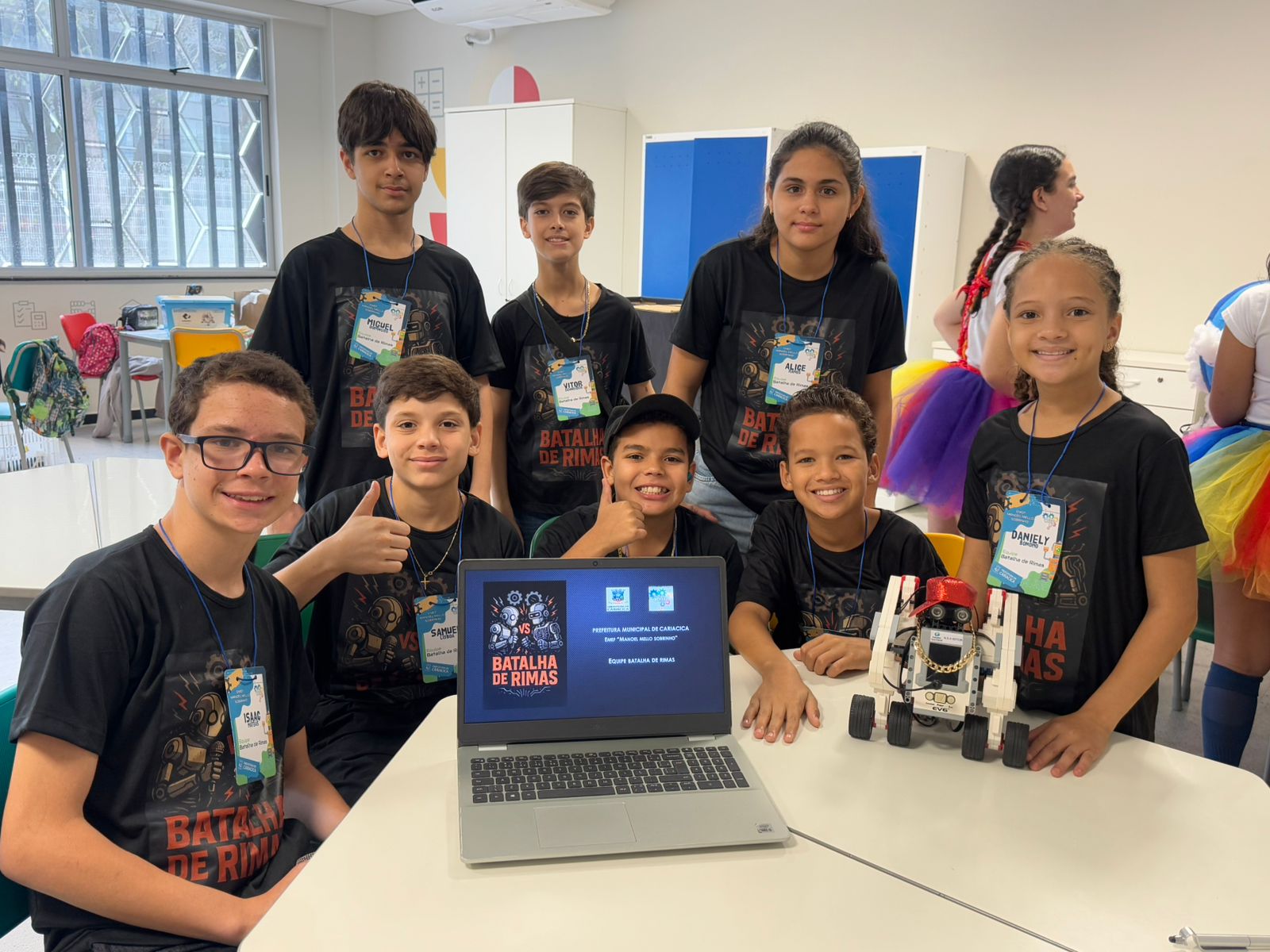 Cariacica ganha como melhor escola pública na etapa estadual da Olimpíada Brasileira de Robótica 