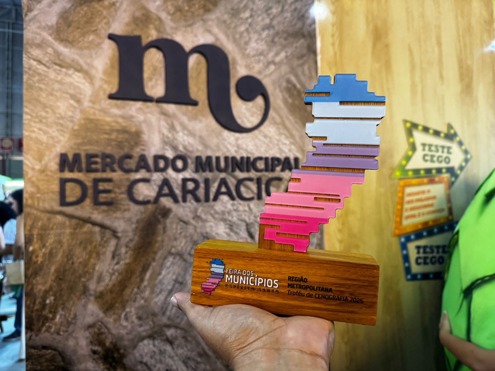  Feira dos Municípios: Cariacica ganha troféu de melhor estande na categoria cenografia e o 2º lugar na votação popular