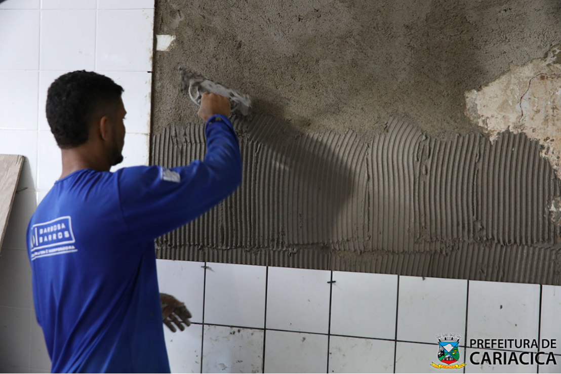 Escolas municipais passam por reformas para a volta às aulas