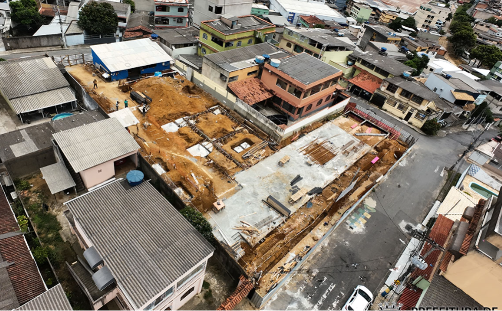 Obras de reconstrução da EMEF Nilton Gomes avançam para etapa de fundação
