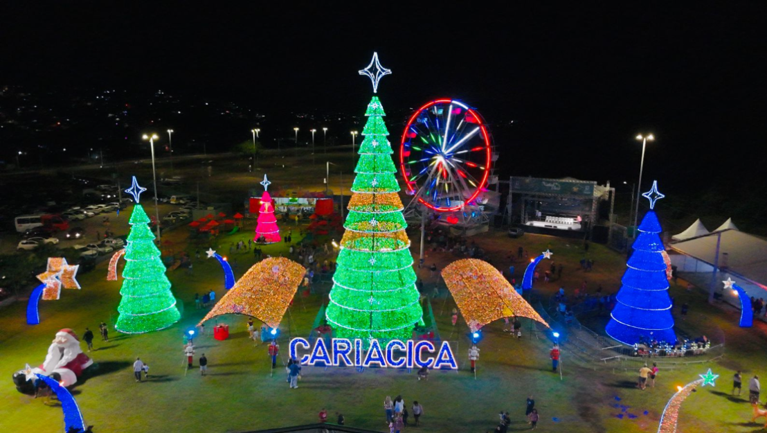 Vila de Natal de Cariacica é inaugurada e encanta a todos
