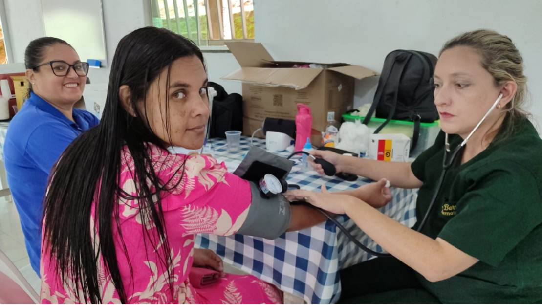 Saúde inicia atendimento médico no ponto de apoio na região de Trincheira