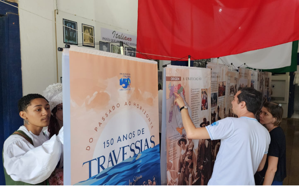 Cariacica recebe exposição dos 150 anos da imigração italiana na próxima quarta-feira (13)