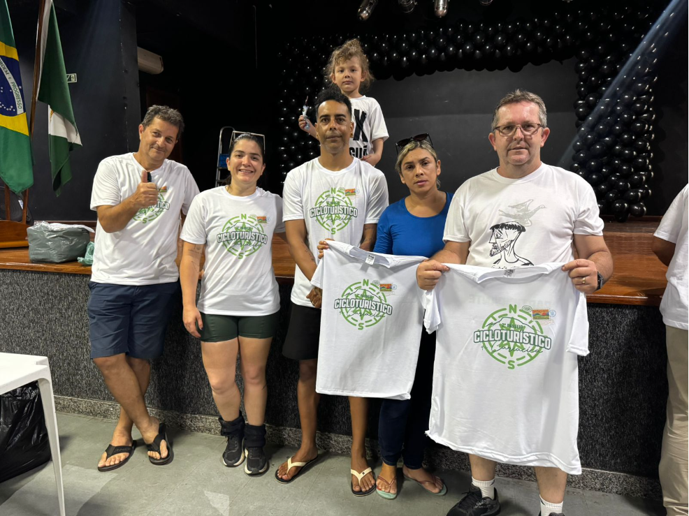 Camisas para o II Passeio Cicloturístico de Cariacica já estão sendo retiradas