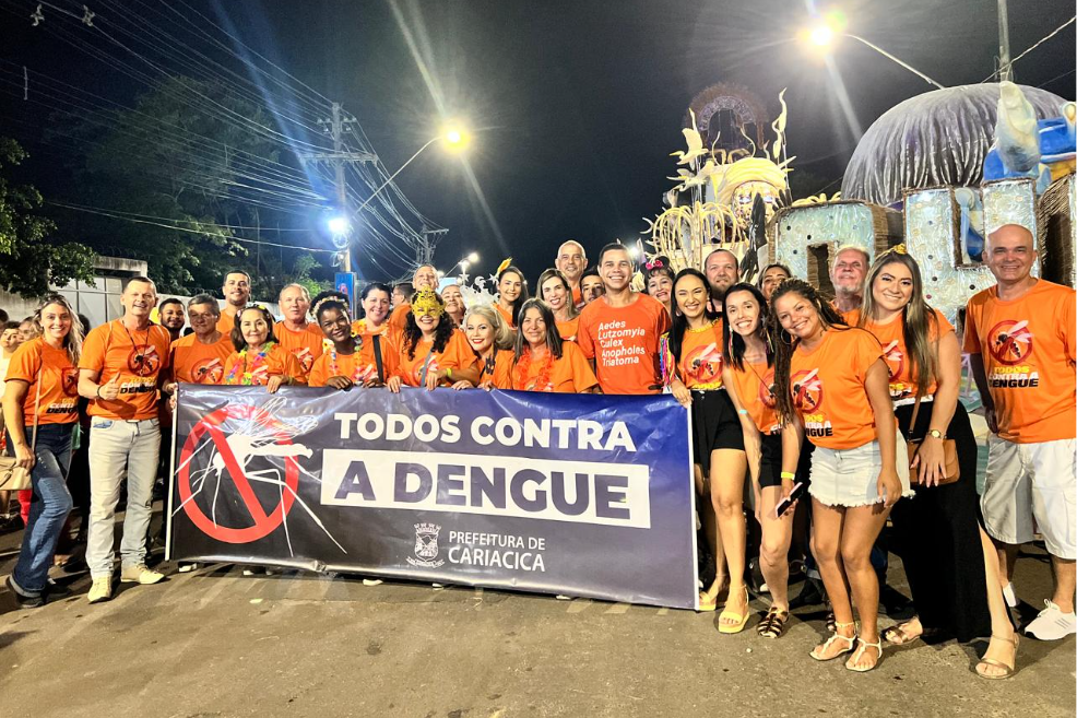 Bloco da Dengue: Secretaria de Saúde leva conscientização para o Sambão do Povo