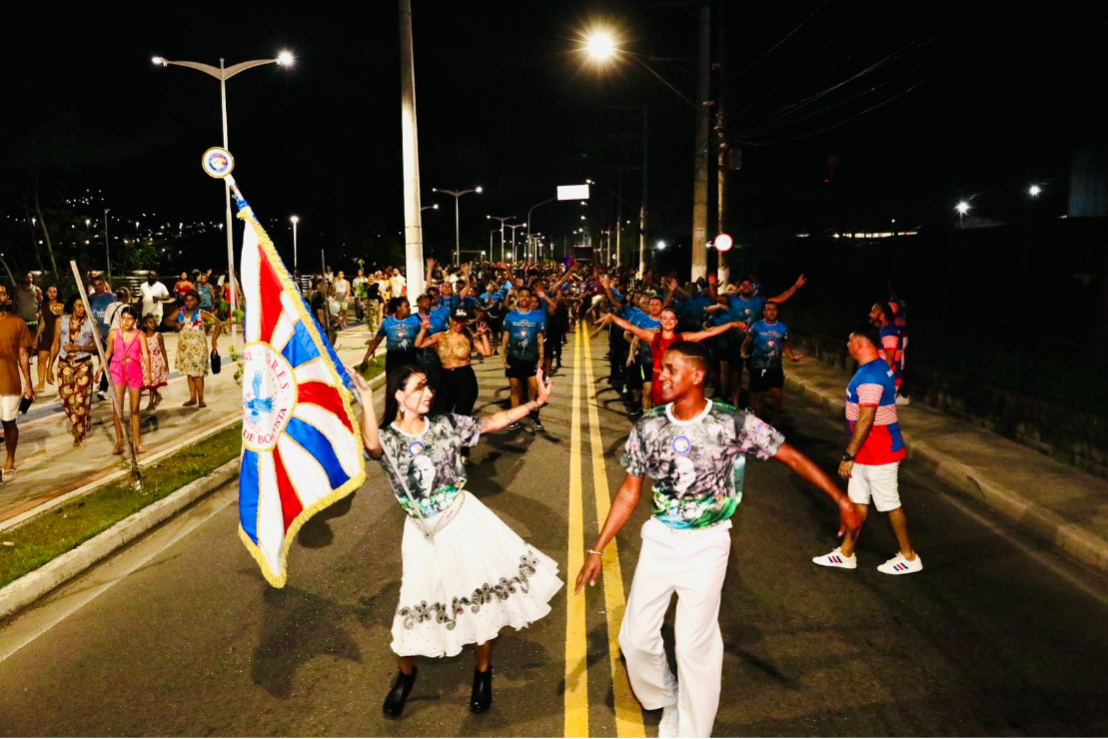 Ensaio da Independente de Boa Vista leva samba e muita animação para a Nova Orla