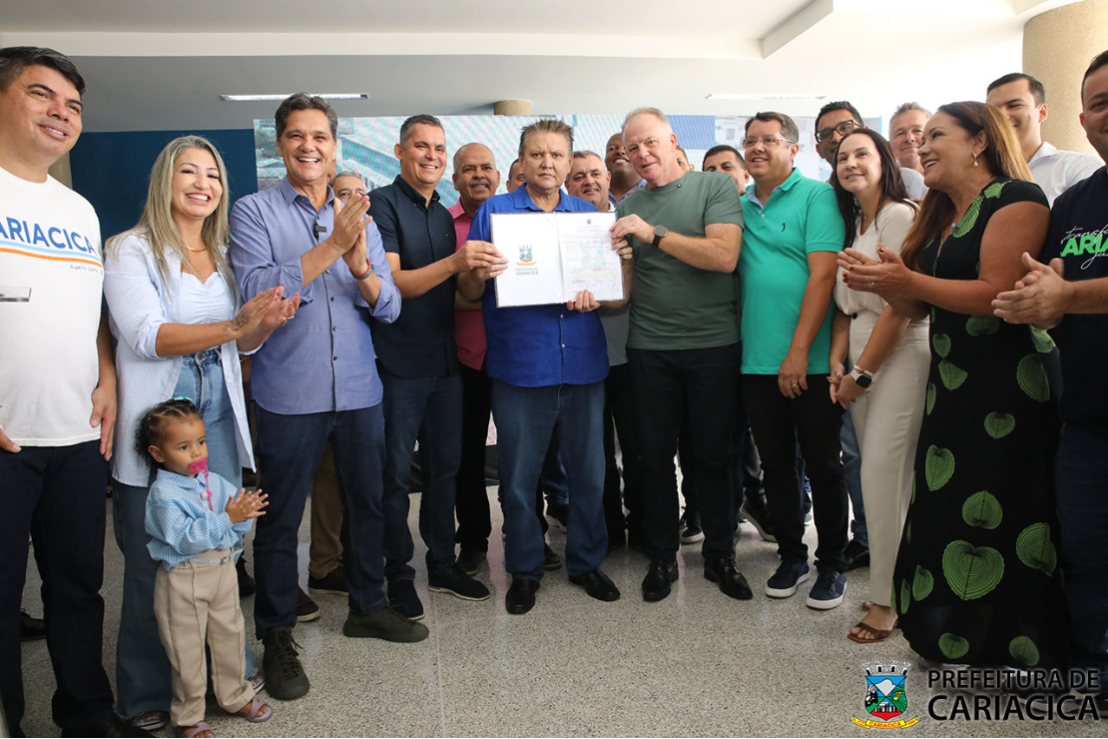 Assinada ordem de serviço para construção do Parque de Exposições de Cariacica 