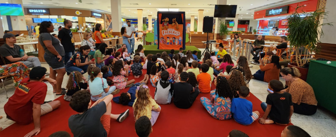 Banco de Alimentos de Cariacica recebe doações das recreações de Natal do Shopping Moxuara