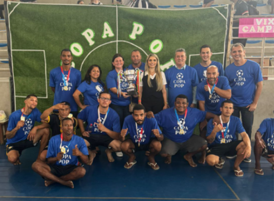 Cariacica é vice-campeã capixaba da Copa Pop de Futsal 2024