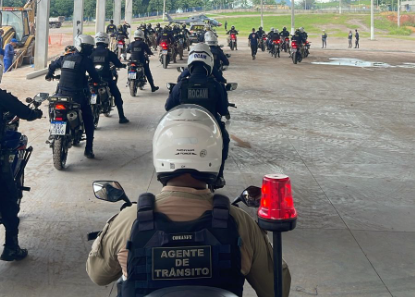 Festa da Penha 2025: Agentes de Trânsito de Cariacica participam de reconhecimento do trajeto da Moto Romaria