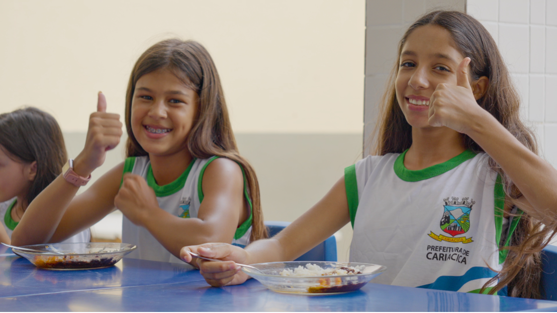 Alimentação balanceada é servida diariamente para mais de 50 mil alunos de Cariacica
