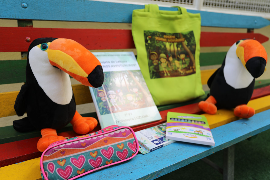 Projeto utiliza mascote tucano como instrumento de incentivo à leitura para alunos do 2º ano em Cariacica