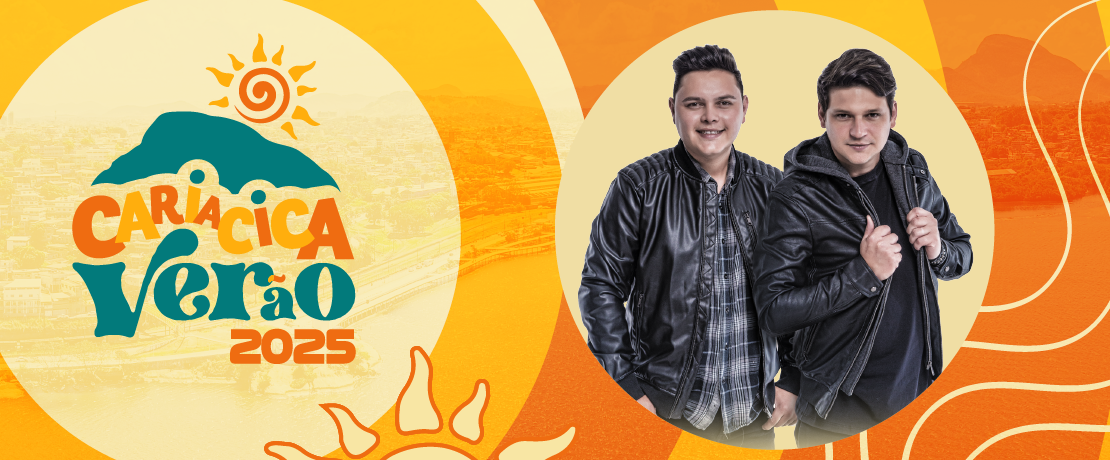 Cariacica Verão 2025: Rony e Ricy levam sertanejo e forró para a Nova Orla neste sábado (18)
