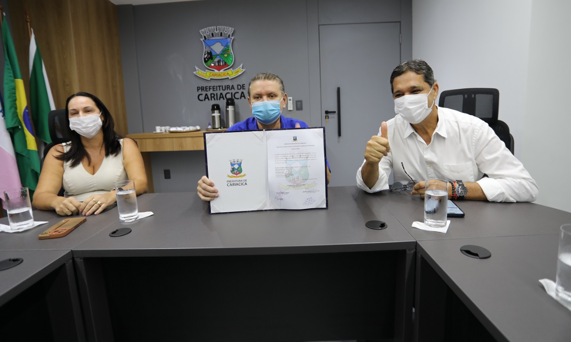 Ordem de serviço é assinada para obras de mobilidade em Cajueiro