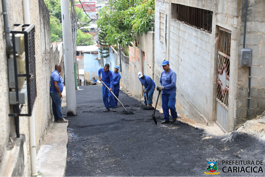 Prefeitura realiza recapeamento asfáltico em via de Sotema 