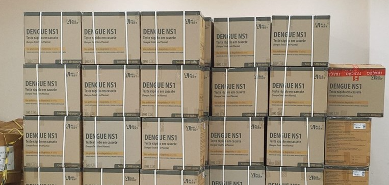 Cariacica recebe mais de 17 mil testes rápidos para diagnóstico da dengue
