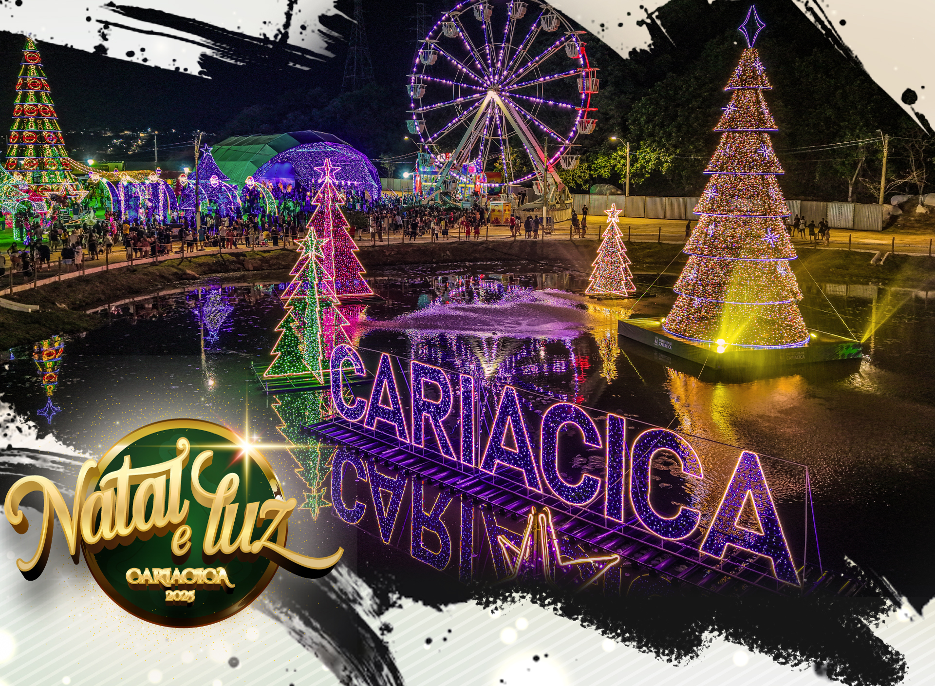 Vila de Natal tem brinquedos de graça e programação cultural