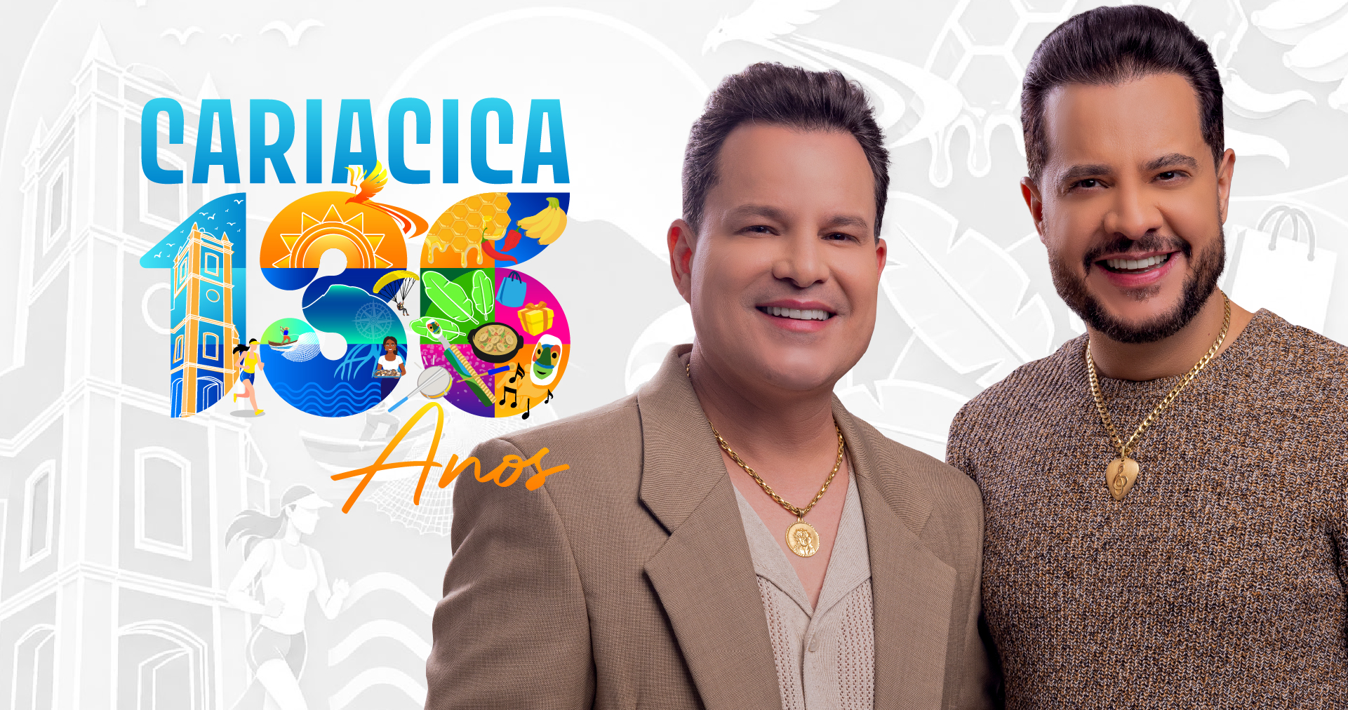 Cariacica 136 anos: João Neto & Frederico se apresentam na festa da cidade no sábado (27)