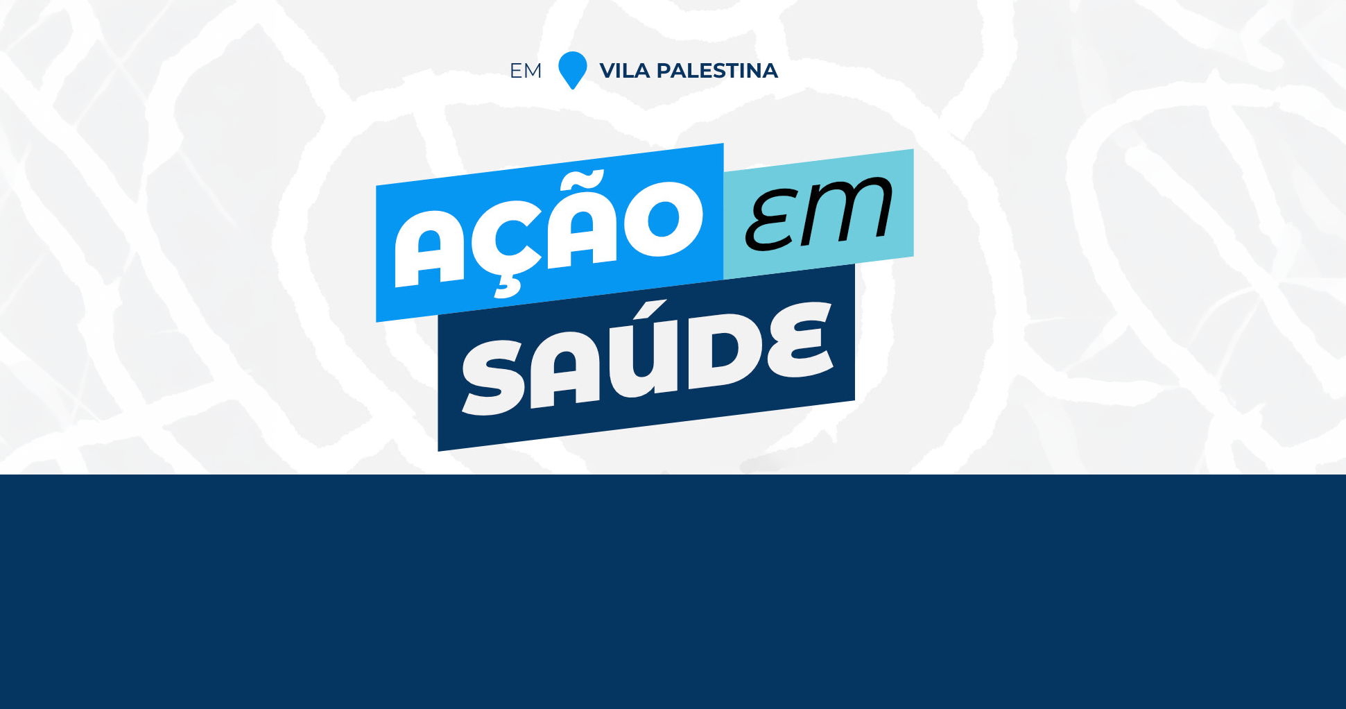 Ação em Saúde leva serviços essenciais aos moradores de Vila Palestina nesta segunda-feira (6)