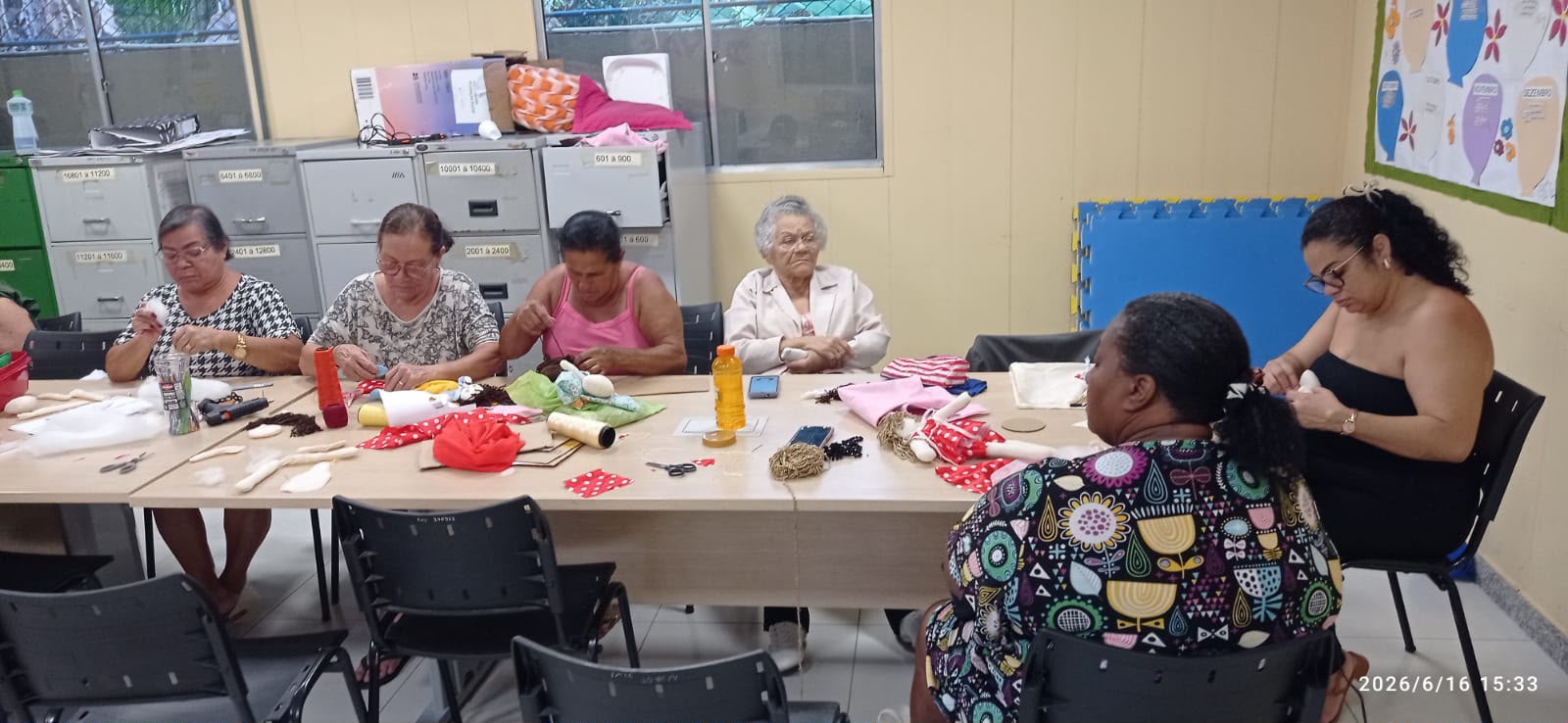 Mobiliza Cariacica promove oficina de boneca de pano no Cras de Porto de Santana