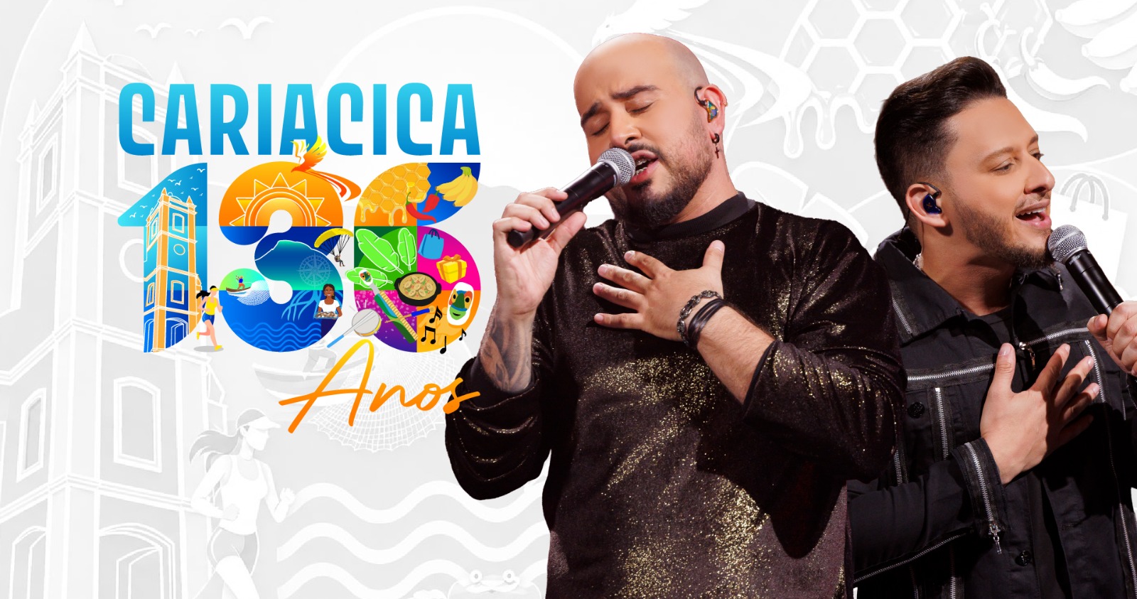 Cariacica 136 anos: João Fellipe & Rafael anima Festa da Cidade no Parque de Exposições