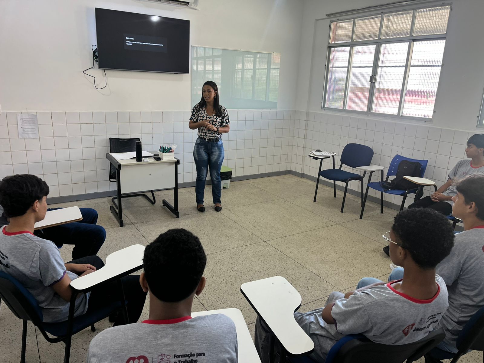 Programa Mobiliza: adolescentes participam de oficina sobre carreira profissional